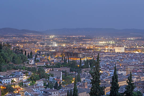 istock Granada - outlook over the town at dusk. 481671690