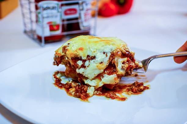 istock Plate of lasagna 481671932