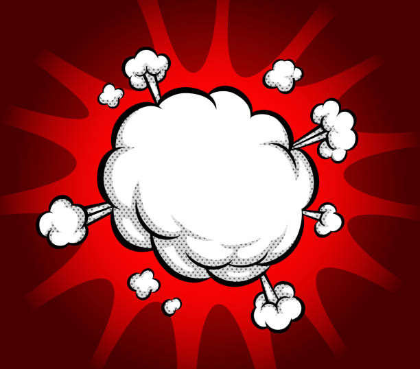 illustrazioni stock, clip art, cartoni animati e icone di tendenza di esplosione di pensiero - bomb bombing war pattern