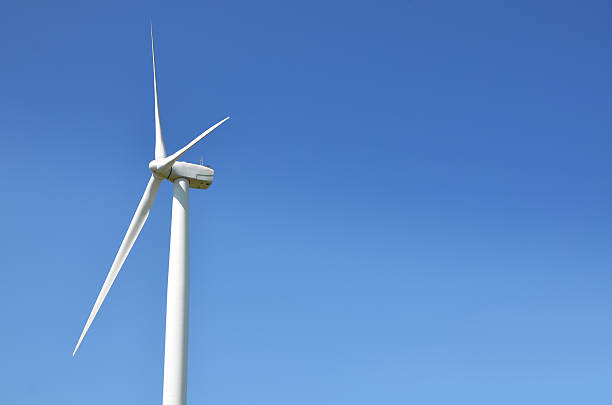 Wind Turbine - Blue Sky stock photo