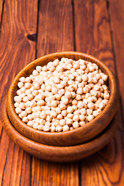 istock Chickpea in a wooden bowl 481677800