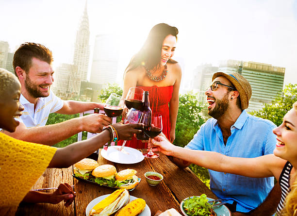 istock Celebration Friendship Rooftop Party Concept 481684646