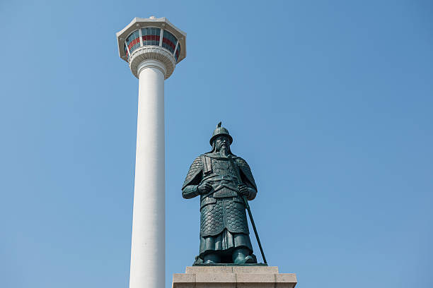 Yongdusan Tower in Busan city, Korea