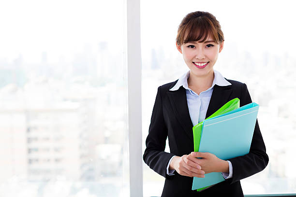 istock young smiling  businesswoman working in the office 481689980