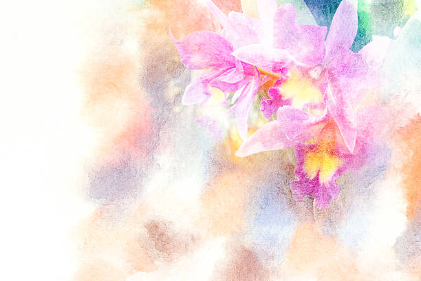 istock Flower watercolor illustration. 481694352