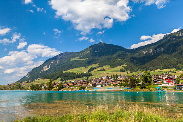 istock Small town Lungern in Swiss Alps 481695712