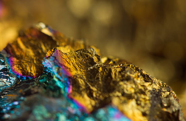 istock Abstract background, gold, bronze, copper, iron. Macro. Extreme 481697609