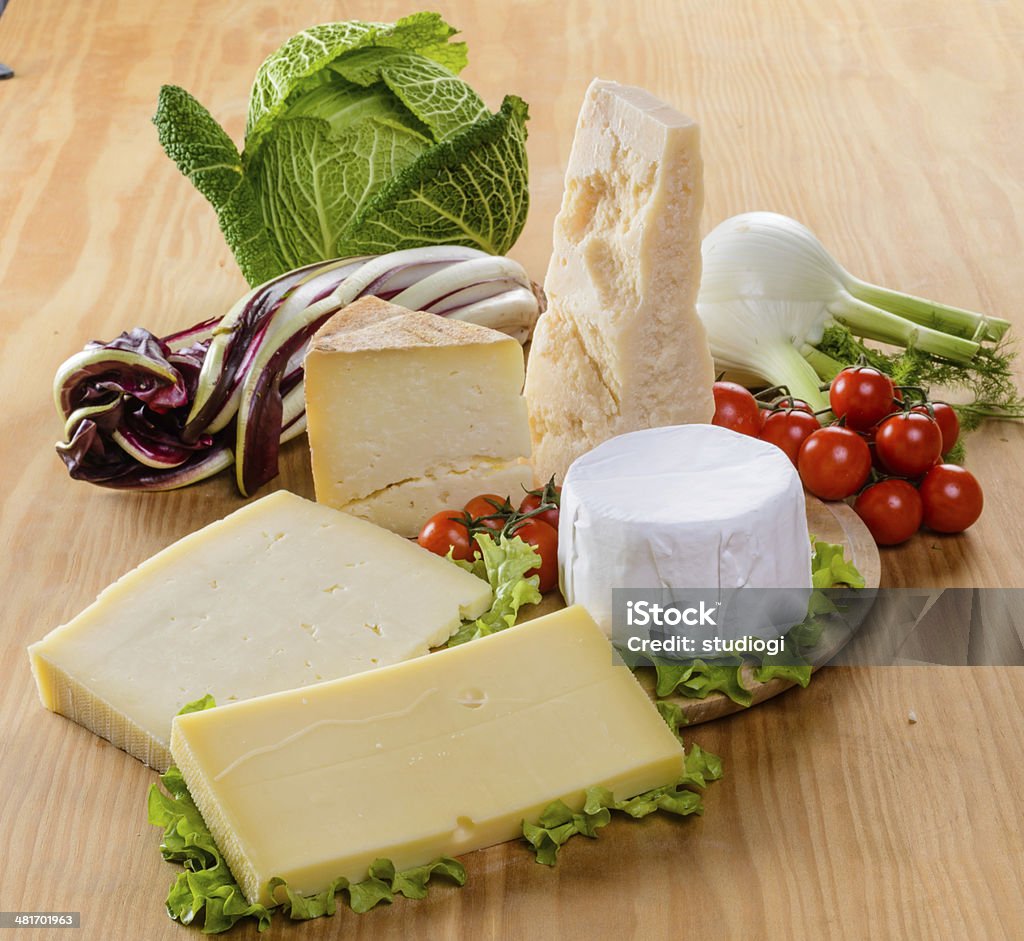 Queso - Foto de stock de Achicoria roja libre de derechos