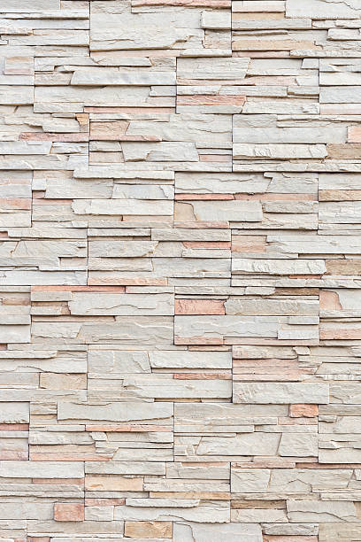 istock Pattern of travertine natural stone wall texture and background 481708958