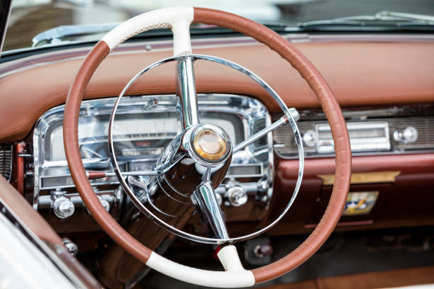 istock Interior of Old Car 481709114