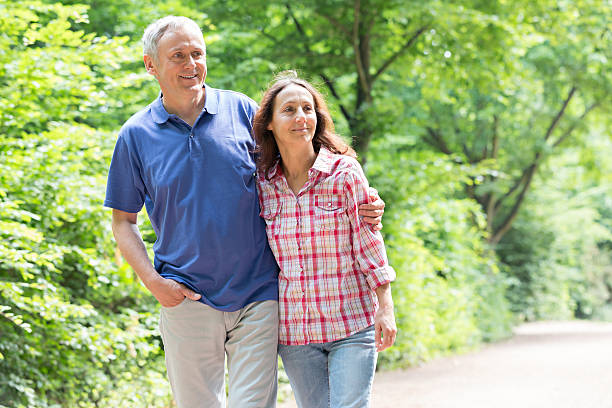 istock Happy mature couple outdoors 481709538