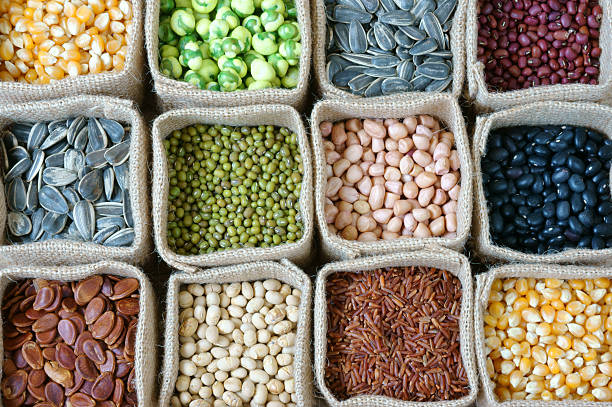 istock Collection of grain, cereal, seed, bean 481710468