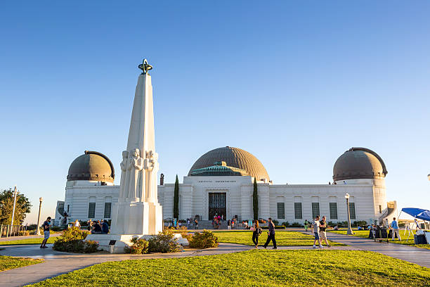 Griffith Observatory in Los Angeles LOS ANGELES - OCTOBER 25: Griffith Observatory on October 25, 2014 It is a facility in Los Angeles, California sitting on the south-facing slope of Mount Hollywood in Los Angeles griffith park observatory stock pictures, royalty-free photos & images