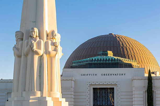 Griffith Observatory in Los Angeles LOS ANGELES - OCTOBER 25: Griffith Observatory on October 25, 2014 It is a facility in Los Angeles, California sitting on the south-facing slope of Mount Hollywood in Los Angeles griffith park observatory stock pictures, royalty-free photos & images