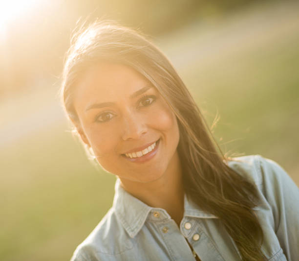 istock Beautiful summer woman at the park 481710930