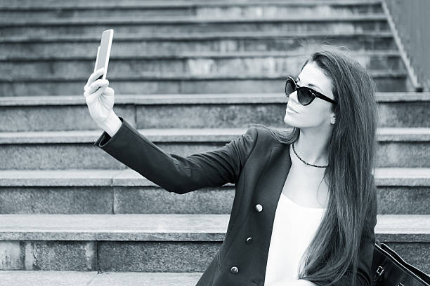 istock Businesswoman selfie 481711334
