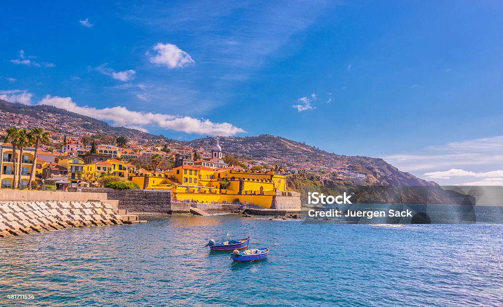 Frente ao mar do Funchal, de Madeira - Royalty-free Funchal Foto de stock