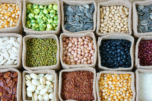istock Collection of grain, cereal, seed, bean 481716554