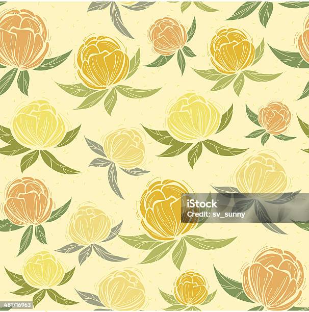 Spring Wildflowers Seamless Pattern Stock Illustration - Download Image Now - Abstract, Art, Art And Craft