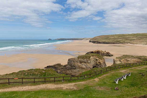 istock Perranporth North Cornwall England UK best Cornish beaches 481727250