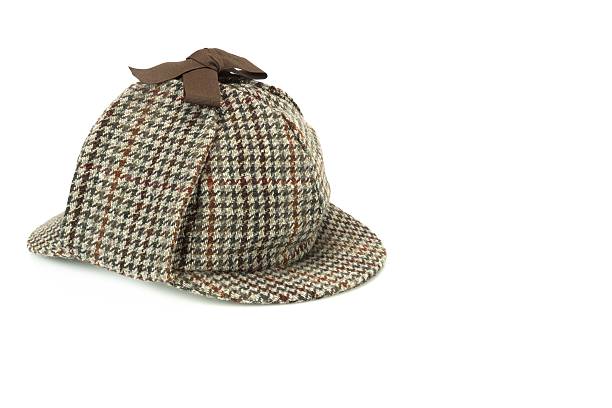 istock Close-up of Detective Deerstalker Cap Isolated 481729194