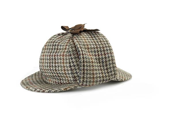 istock Close-up of Deerstalker Cap Isolated On White 481729198