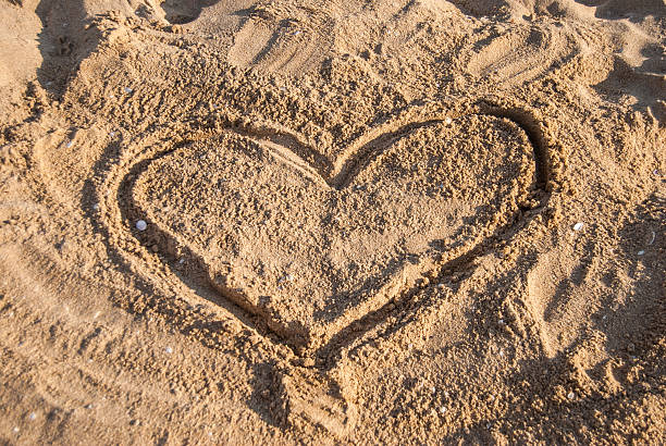 istock Heart in the sand 481731144