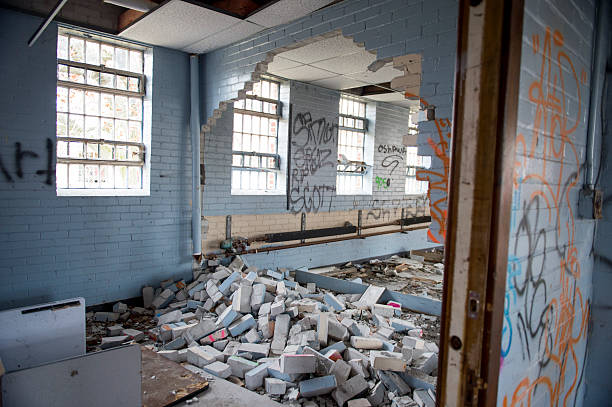 istock Urban Decay, Graffiti and Damaged Building 481733291
