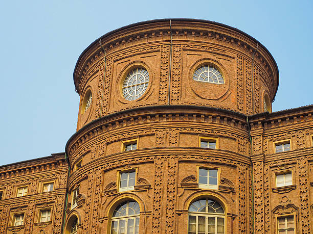 Palazzo Carignano is the seat of the first Italian Houses of parliament in Turin, Italy