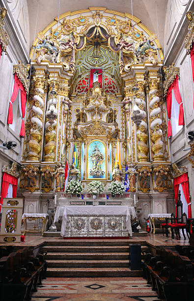 istock ornate baroque altar with Solomonic columns 481734625