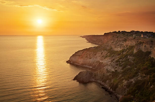 istock Sea and rock at the sunset. 481739610
