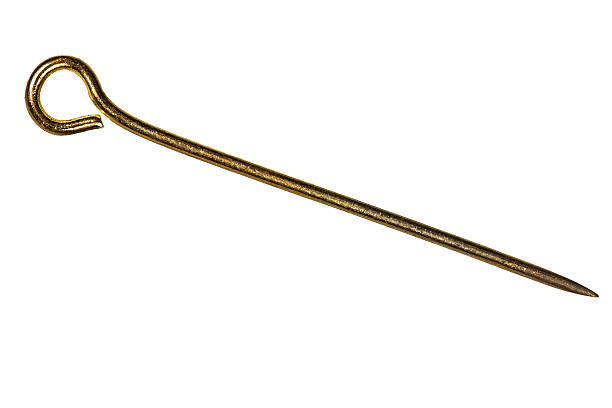 istock Straight pin, isolated on white background 481743512