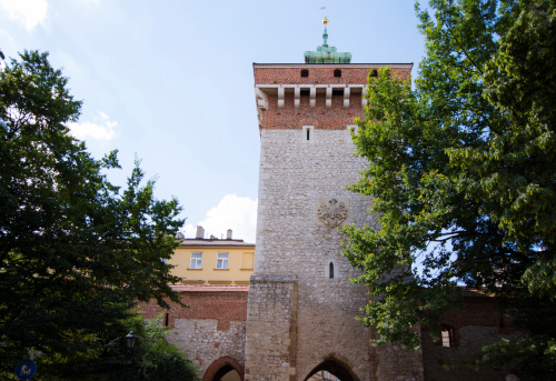 St. Florian's Gate in Krakow, Poland.