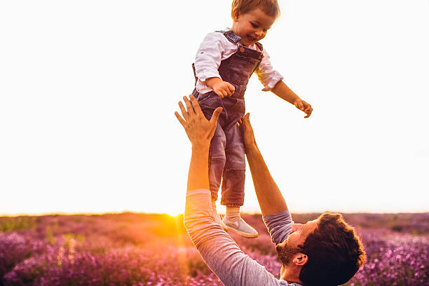 istock Boys at the lavender field 481750332