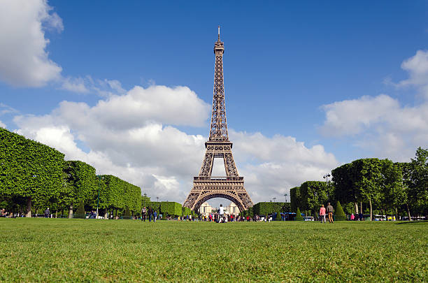 istock Eiffel Tower with blue sky in the morning, Paris 481751282
