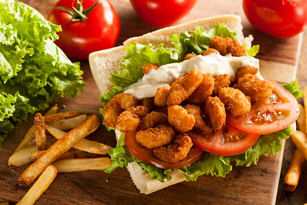istock Homemade Shrimp Po Boy Sandwich 481755075