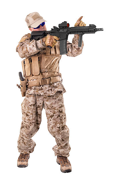 istock Soldier in uniform, ready to fight 481757450