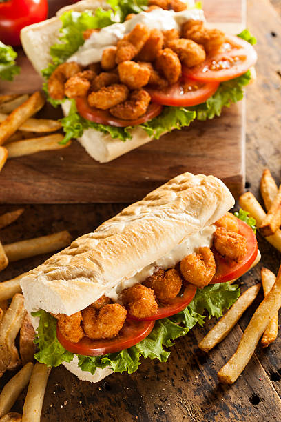 istock Homemade Shrimp Po Boy Sandwich 481759777