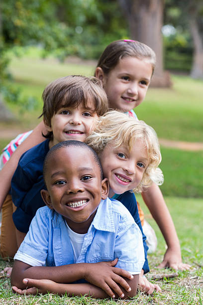 istock Happy child in the park together 481760502