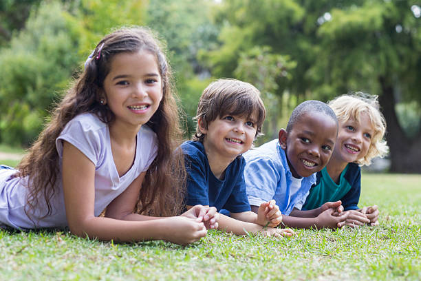 istock Happy child in the park together 481760882