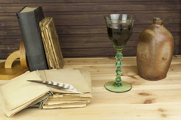 istock Old books to read. Studying old dictionaries 481761968