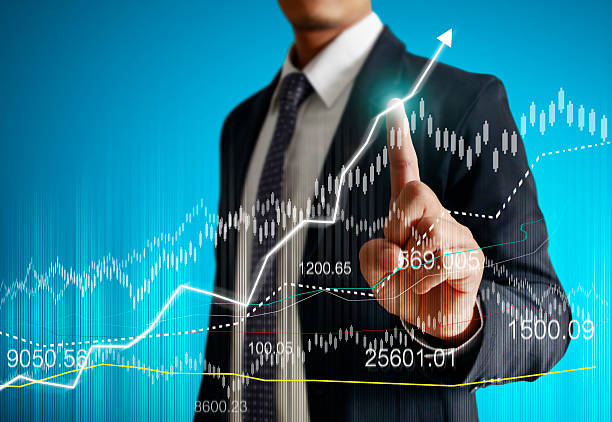 istock Businessman with financial symbols 481766186