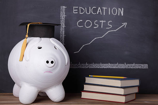 Expensive education stock photo