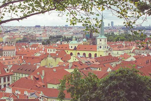 Cityscape of Prague, Czech Repubic