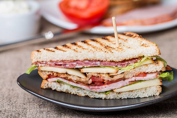 istock Freshly made club sandwiches 481772902