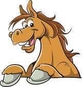 istock Cartoon horse 481773611