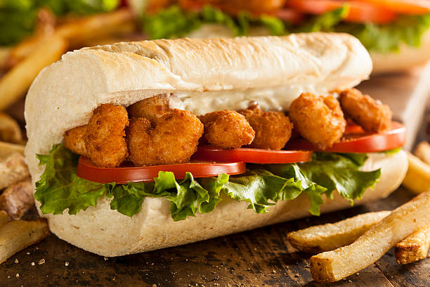 istock Homemade Shrimp Po Boy Sandwich 481773837