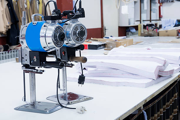 automático secadora na fábrica têxtil - textile industry textile textile factory machine - fotografias e filmes do acervo