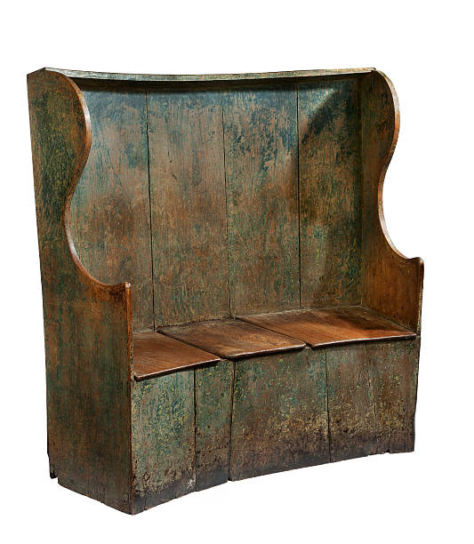 istock early style wooden bench chair 481776338