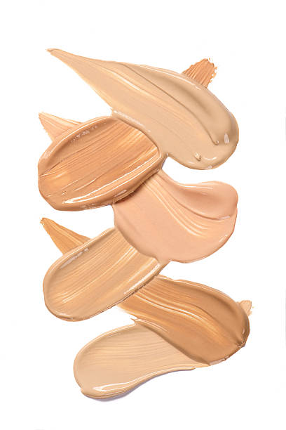 Foundation smudges range of colors